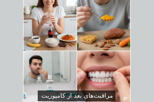 مراقبتهای بعد از کامپوزیت