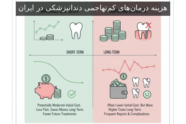 هزینه درمان‌های کم‌تهاجمی دندانپزشکی در ایران